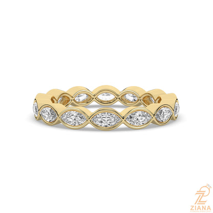 Marquise Cut Stackable Ring