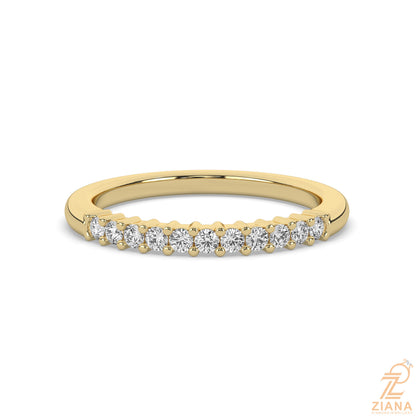 Stackable Diamond Wedding Band