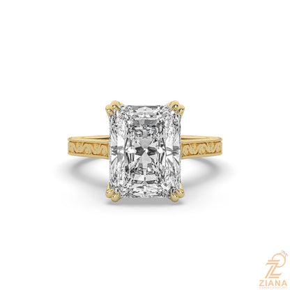 Radiant Cut Solitaire Engagement Ring