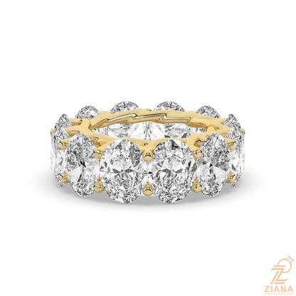 Oval Diamond Eternity Ring