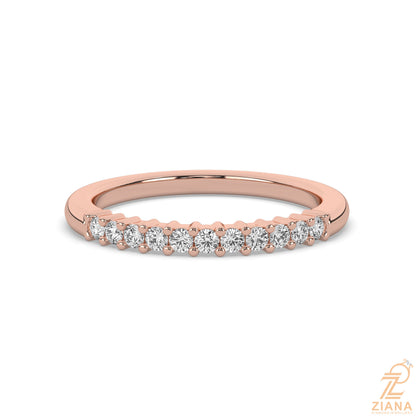 Stackable Diamond Wedding Band