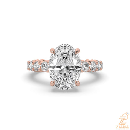 Oval Solitaire Engagement Ring