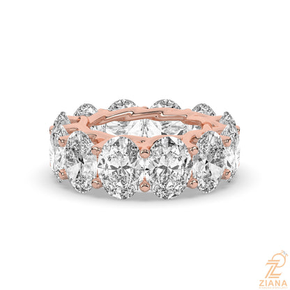Oval Diamond Eternity Ring