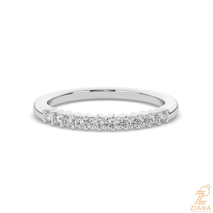 Stackable Diamond Wedding Band