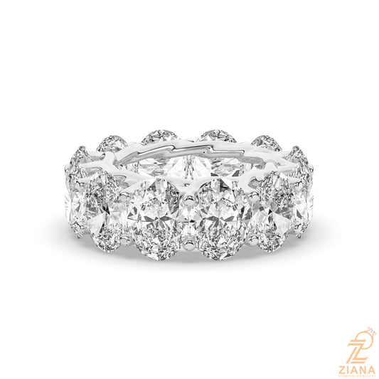 Oval Diamond Eternity Ring