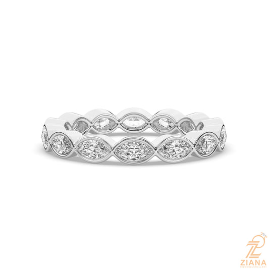 Marquise Cut Stackable Ring