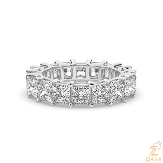 Princess Cut Diamond Eternity Band Ring