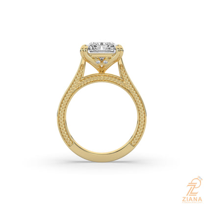 Radiant Cut Solitaire Engagement Ring