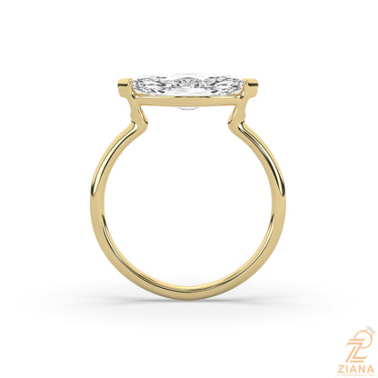 Marquise Cut Solitaire Engagement Ring