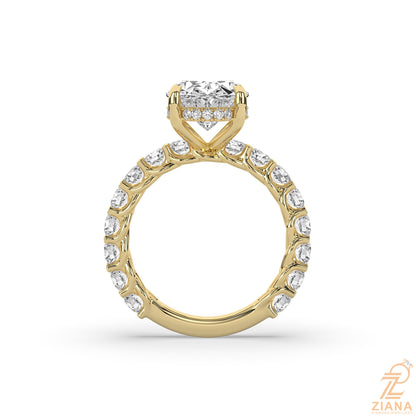 Oval Solitaire Engagement Ring