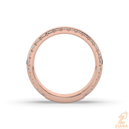 Classic Channel Set Diamond Wedding Band Ring