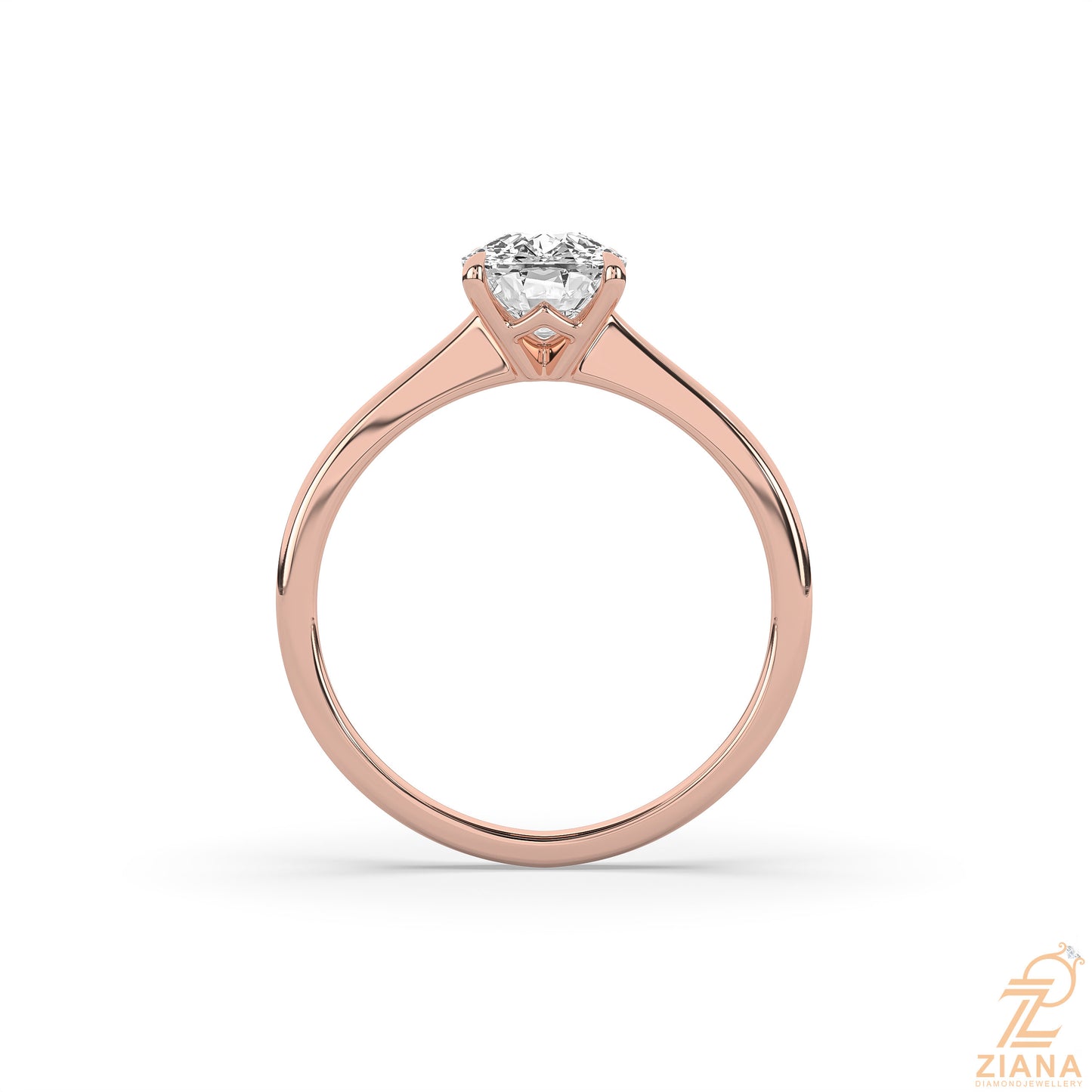 classic cushion cut solitaire engagement ring