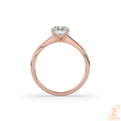 Classic Cushion Cut Solitaire Engagement Ring
