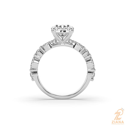 Pear Cut Diamond Engagement Ring