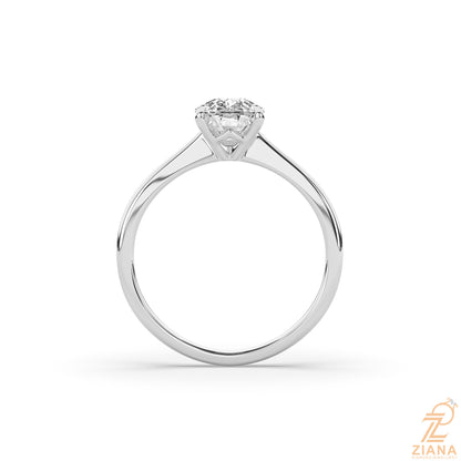 Classic Cushion Cut Solitaire Engagement Ring