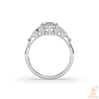 Marquise Diamond Solitaire Ring