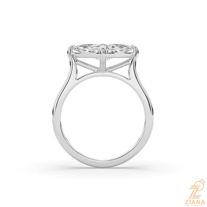 Marquise Cut Solitaire Engagement Ring