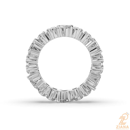 Emerald Cut Diamond Eternity Ring
