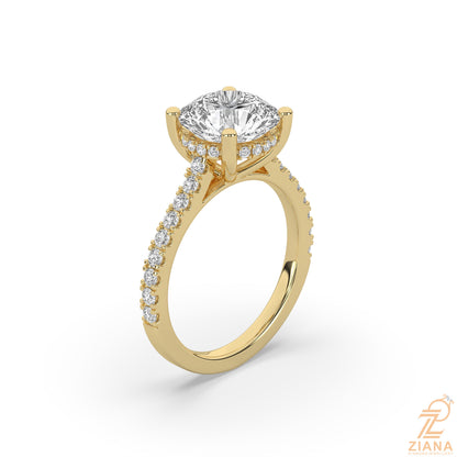 Round Brilliant Diamond Engagement Ring