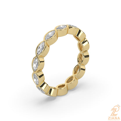 Marquise Cut Stackable Ring
