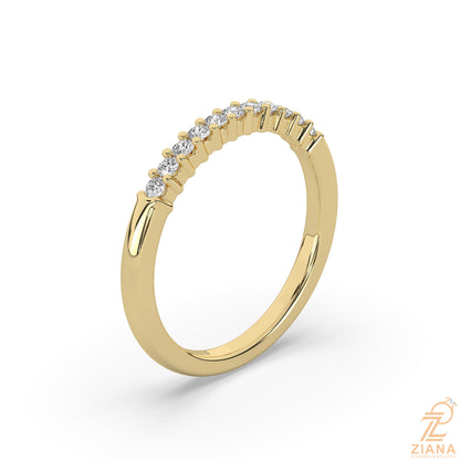 Stackable Diamond Wedding Band