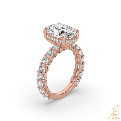 Oval Solitaire Engagement Ring