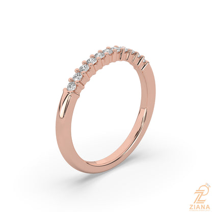 Stackable Diamond Wedding Band