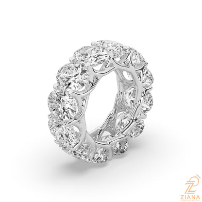 Oval Diamond Eternity Ring
