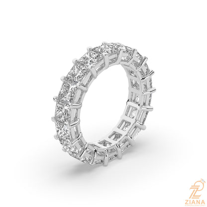 Princess Cut Diamond Eternity Band Ring