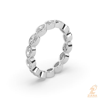 Marquise Cut Stackable Ring