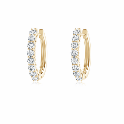 Round Circle Hoop Earring