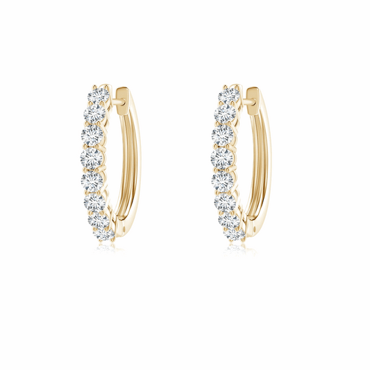 Round Circle Hoop Earring