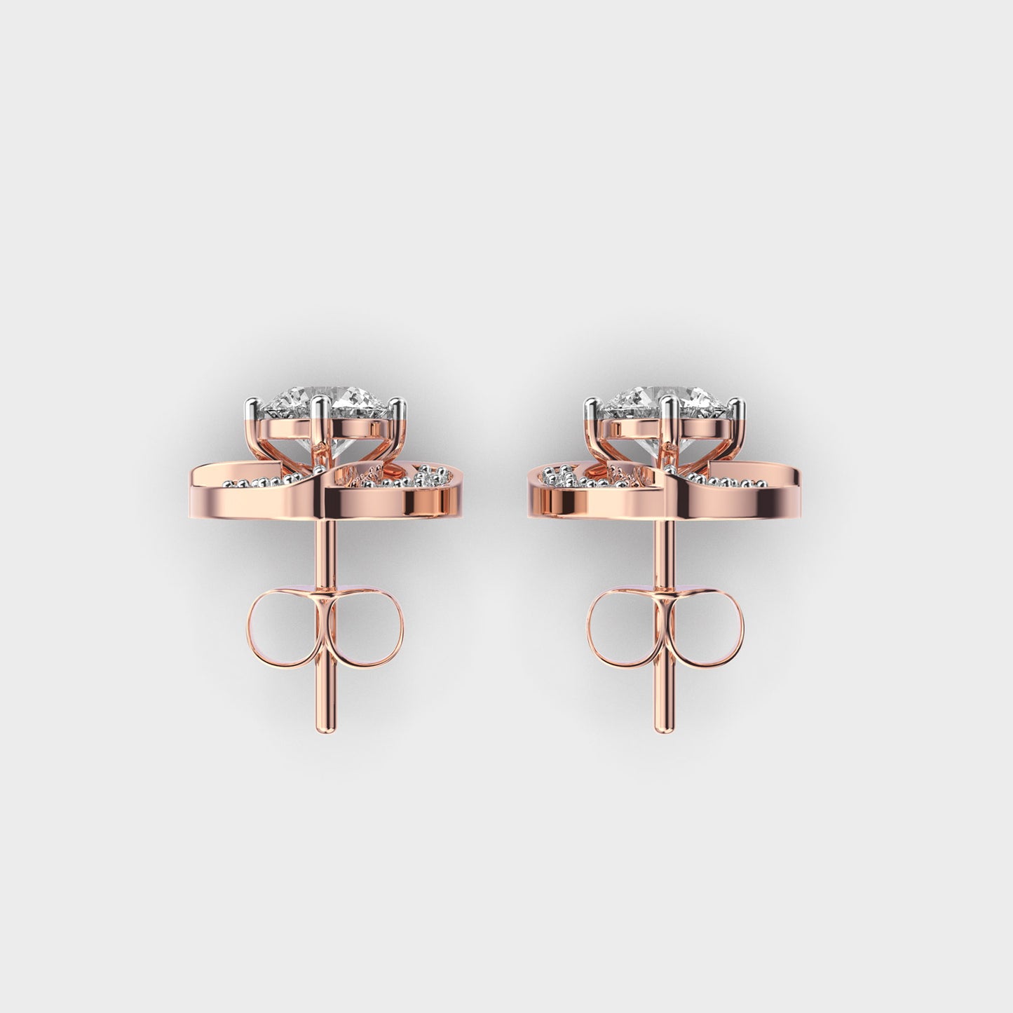 dazzling diamond ear studs