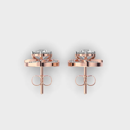 Dazzling Diamond Ear Studs