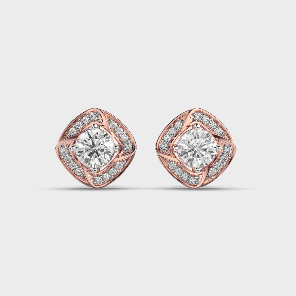 dazzling diamond ear studs
