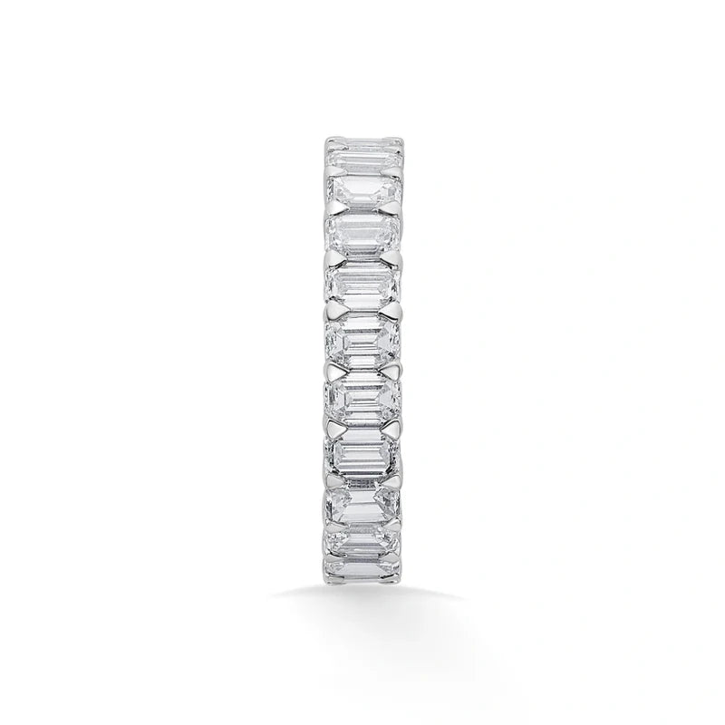 splendid radiant diamond eternity ring