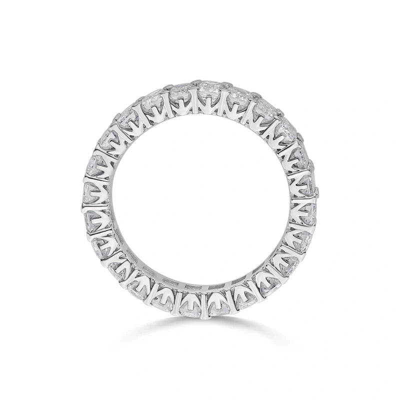 splendid radiant diamond eternity ring