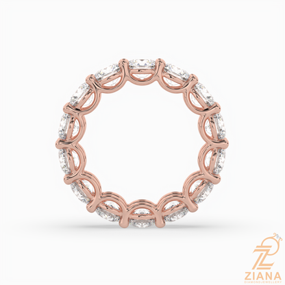 Round Brilliant Diamond Eternity Band Ring