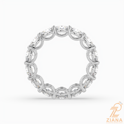 Round Brilliant Diamond Eternity Band Ring