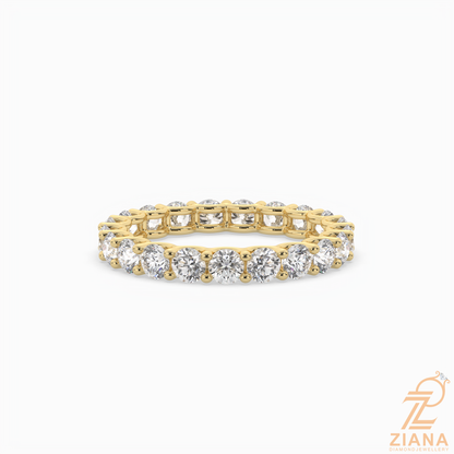 Round Brilliant Cut Diamond Eternity Band Ring