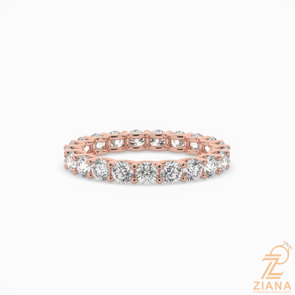 Round Brilliant Cut Diamond Eternity Band Ring