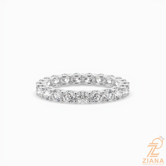 Round Brilliant Cut Diamond Eternity Band Ring