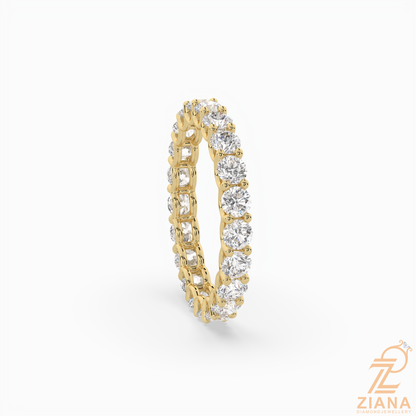 Round Brilliant Cut Diamond Eternity Band Ring