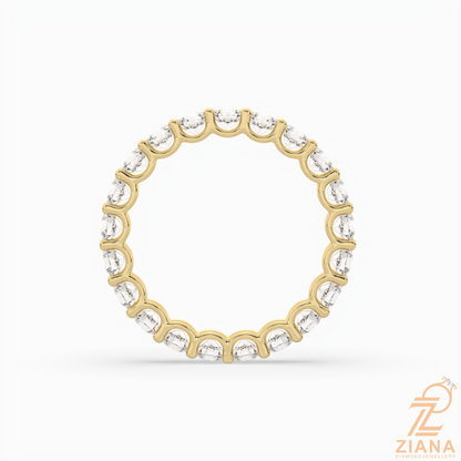 Round Brilliant Cut Diamond Eternity Band Ring