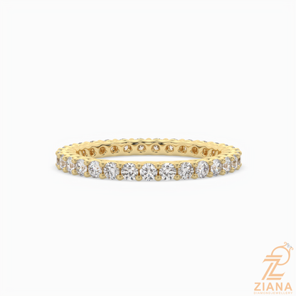 Round Brilliant Cut Diamond Eternity Band Ring