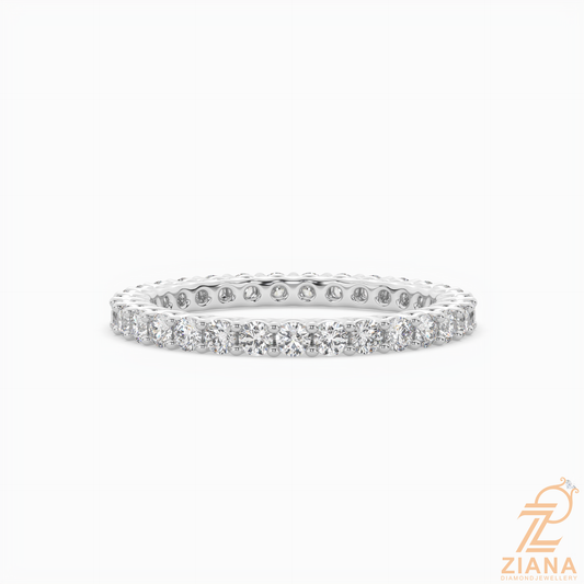 Round Brilliant Cut Diamond Eternity Band Ring