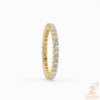 Round Brilliant Cut Diamond Eternity Band Ring