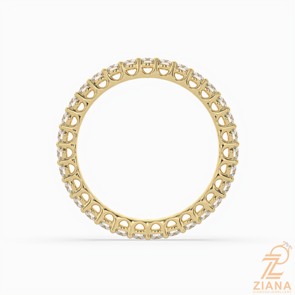 Round Brilliant Cut Diamond Eternity Band Ring