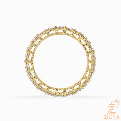 Round Brilliant Diamond Eternity Band Ring