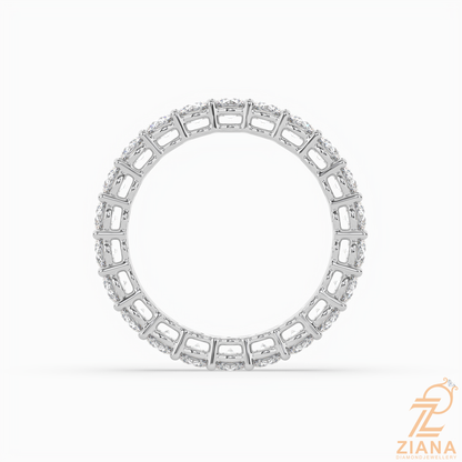 Round Brilliant Diamond Eternity Band Ring